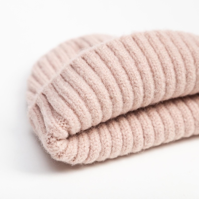 Шапка детская MINAKU р-р 50-52, цвет пудра Шапка детская MINAKU р-р 50-52, цвет пудра