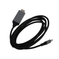 Кабель Luazon CAB-5 Type-C - HDMI, 2 м, для устройств с USB-C 3.1 (DisplayPort Alt Mode)