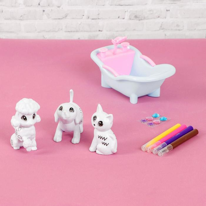 Набор для творчества Игрушки-раскраски «Пудель,кошечка,собачка» Набор для творчества Игрушки-раскраски «Пудель,кошечка,собачка»