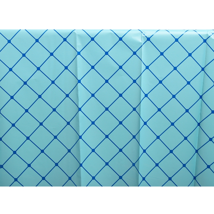 Скатерть &laquo;Квадратики&raquo;, 137 &times; 183 см., цвет синий
