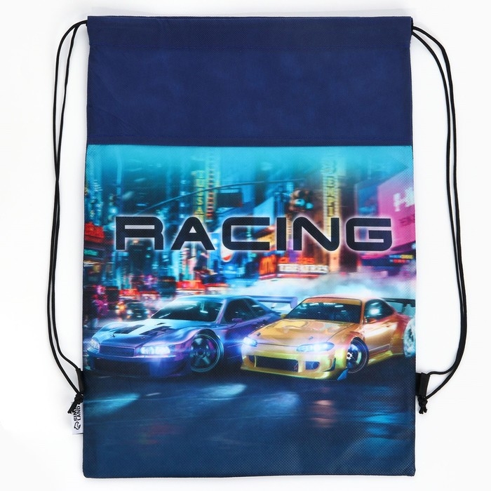 Мешок для обуви «1 сентября: Racing» нетканное полотно, размер 30 х 40 см Мешок для обуви «1 сентября: Racing» нетканное полотно, размер 30 х 40 см