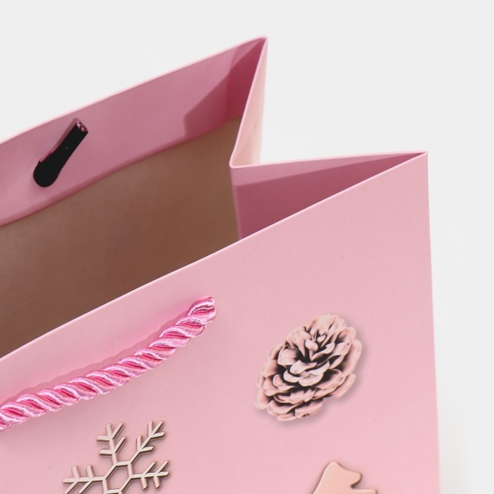 Пакет квадратный «С Новым годом!», 30 х 30 х 12 см, Новый год Пакет квадратный «С Новым годом!», 30 х 30 х 12 см, Новый год