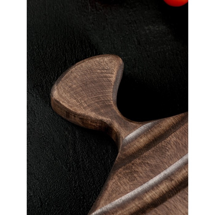 Доска разделочная для подачи Wild Kitchen, 26×22×2.5 см, граб темный Доска разделочная для подачи Wild Kitchen, 26×22×2.5 см, граб темный