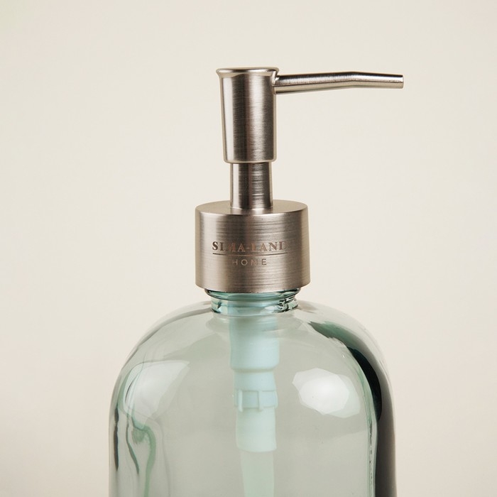 Дозатор для мыла SL Home, стекло, 8×8×18 см Дозатор для мыла SL Home, стекло, 8×8×18 см