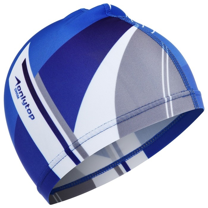 Шапочка для плавания детская ONLYTOP, тканевая, обхват 46-52 см Шапочка для плавания детская ONLYTOP, тканевая, обхват 46-52 см