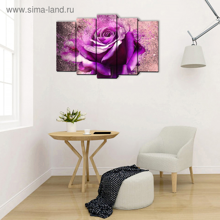 Картина модульная на подрамнике  Картина модульная на подрамнике "Мираж" 2шт-21*54; 2шт-21*61; 1шт-21*68см 105*68см