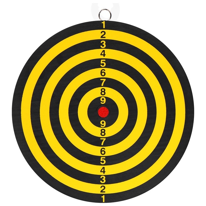 Дартс, мишень диаметром 22 см, 2 дротика Дартс, мишень диаметром 22 см, 2 дротика