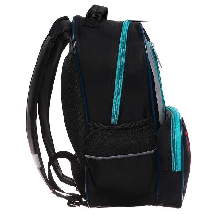 Рюкзак школьный, 37 х 26 х 13 см, эргономичная спинка, Calligrata ОРТ  Рюкзак школьный, 37 х 26 х 13 см, эргономичная спинка, Calligrata ОРТ "Аниме боец"