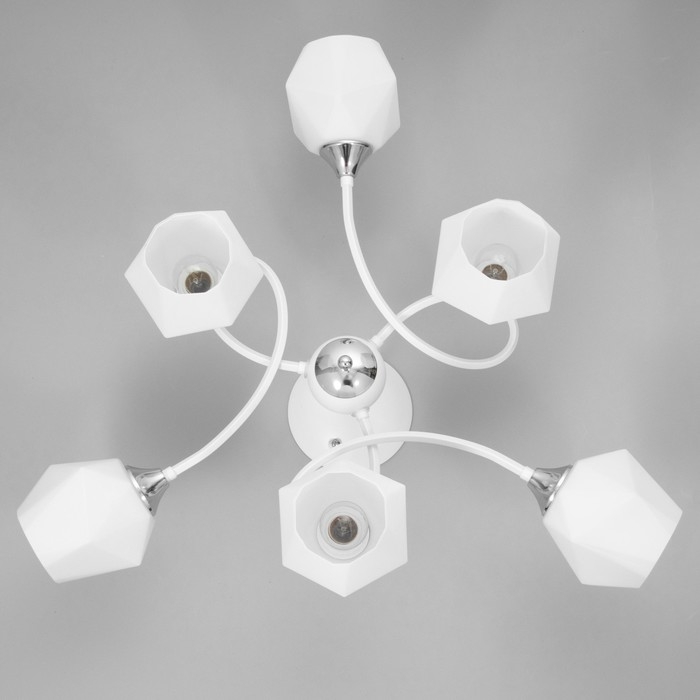 Люстра Люстра "Миссури" 6хЕ27 40Вт белый 71х71х29см BayerLux