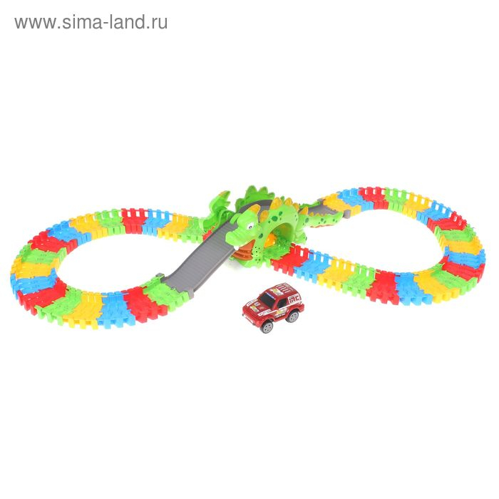 Автотрек-конструктор «Дино парк», МИКС Автотрек-конструктор «Дино парк», МИКС