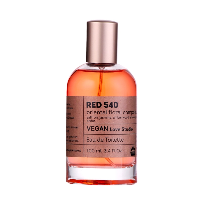 Туалетная вода женская Vegan Love Studio Red 540 (по мотивам Baccarat Rouge 540), 100 мл Туалетная вода женская Vegan Love Studio Red 540 (по мотивам Baccarat Rouge 540), 100 мл