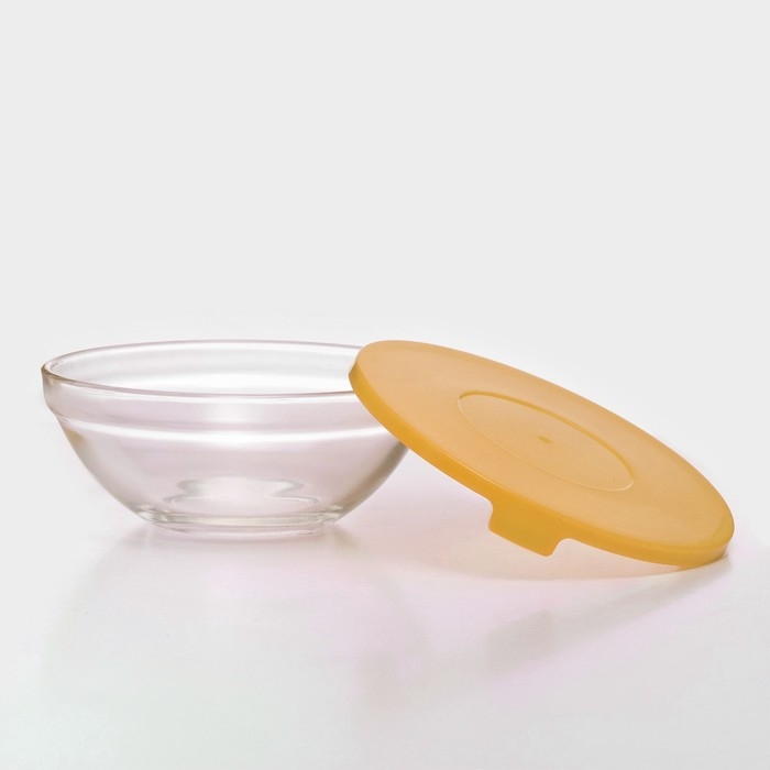 Набор стеклянных салатников Доляна «Классика» с крышками, 5 предметов: 900 мл (17×7,6 см), 500 мл (16×6 см), 350 мл (12,5×5,4 см), 200 мл (10,5×4,5 см), 130 мл (9×3,7 см), цвет жёлтый Набор стеклянных салатников Доляна «Классика» с крышками, 5 предметов: 900 мл (17×7,6 см), 500 мл (16×6 см), 350 мл (12,5×5,4 см), 200 мл (10,5×4,5 см), 130 мл (9×3,7 см), цвет жёлтый