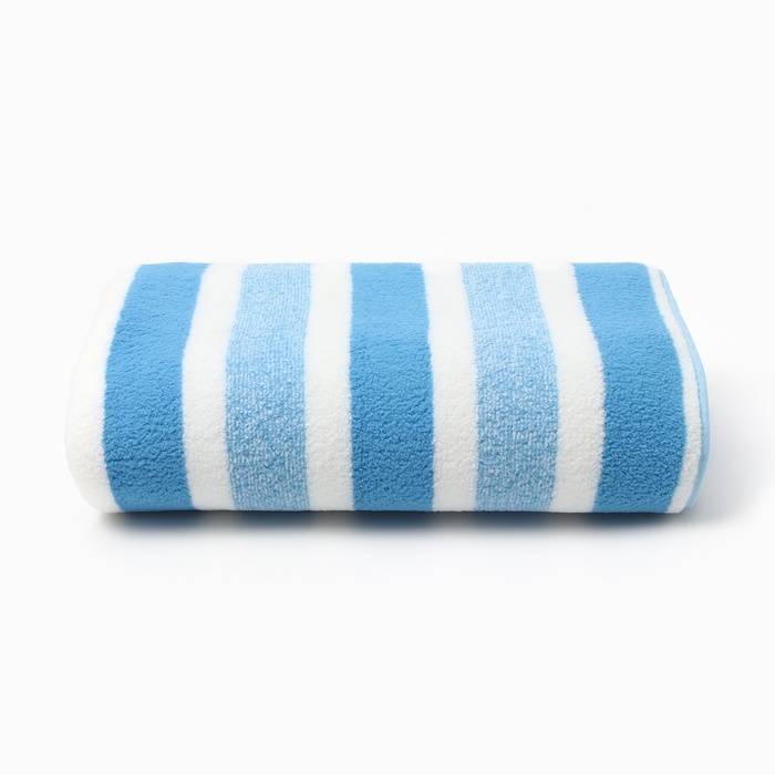 Полотенце банное Этель Полотенце банное Этель "Геометрия", цв. голубой, 70х140 см, 100% п/э, 240 г/м2
