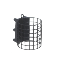 Груз-кормушка металлическая X-FEEDER ME GRUNT M GRID, цвет Matt Black, 80 г, 35 мл