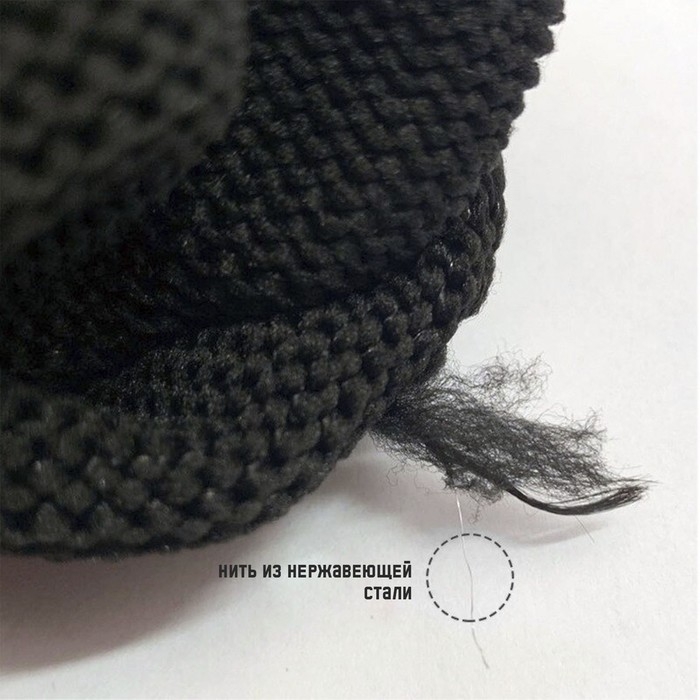 Перчатки защищающие от порезов, размер - M, черные