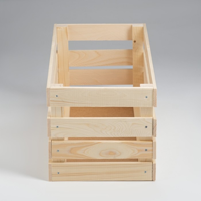 Ящик деревянный для стеллажей глубиной 50х25х23 см Ящик деревянный для стеллажей глубиной 50х25х23 см