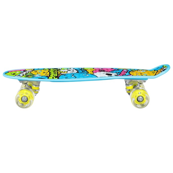 Пенниборд ONLYTOP «Рожицы», 56 х 16 см, колёса световые PU 60 х 45 мм, ABEC 7, алюминиевая подвеска Пенниборд ONLYTOP «Рожицы», 56 х 16 см, колёса световые PU 60 х 45 мм, ABEC 7, алюминиевая подвеска