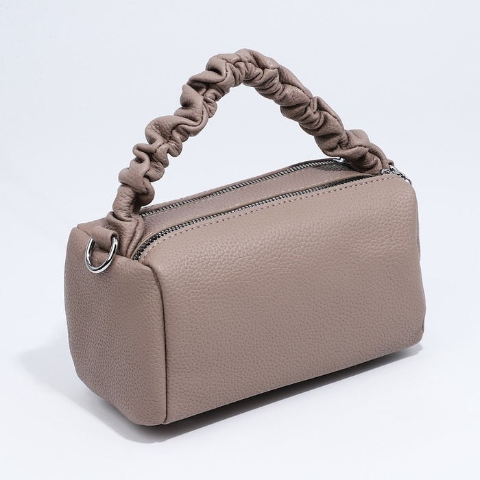 Сумка-багет на молнии, цвет бежевый Сумка-багет на молнии, цвет бежевый