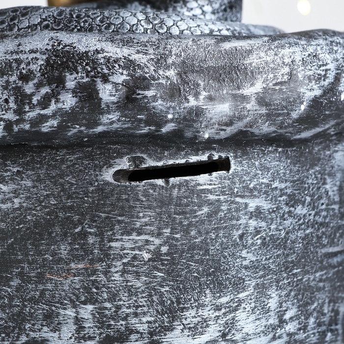 Копилка  Копилка "Змея в мешке" 21х18х23см, серебро