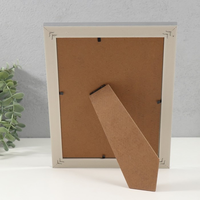 Фоторамка пластик 15х20 см Фоторамка пластик 15х20 см "Абстракция из линий на чёрном" серебро 1,5х18,6х23,6 см