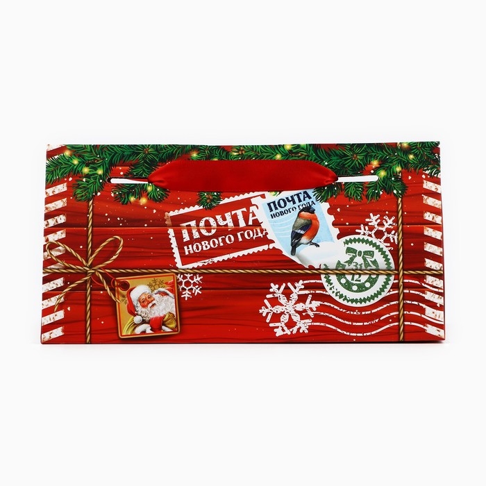 Коробка подарочная «Новогодняя посылка», 24 х 11.5 х 9.5, Новый год Коробка подарочная «Новогодняя посылка», 24 х 11.5 х 9.5, Новый год