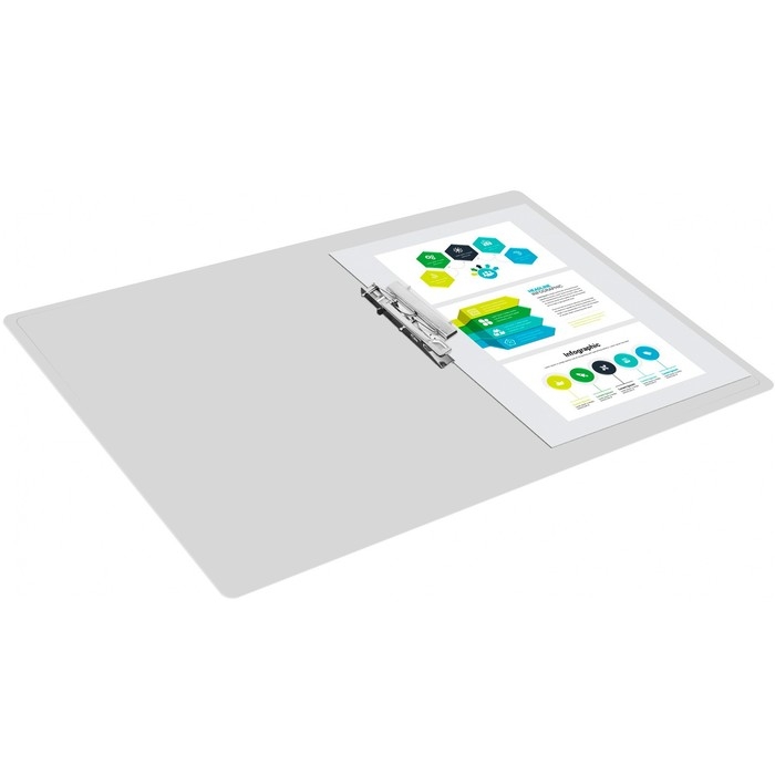 Папка с зажимом А4, 500 мкм, корешок 15 мм, Calligrata, до 100 листов, белая Папка с зажимом А4, 500 мкм, корешок 15 мм, Calligrata, до 100 листов, белая