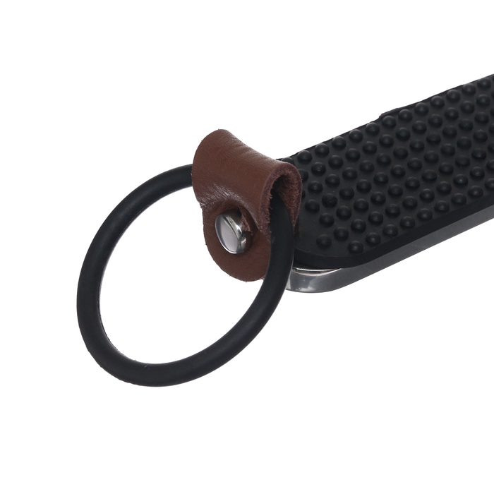 Стремена металлические с резиновыми вставками, хром, набор 2 шт Стремена металлические с резиновыми вставками, хром, набор 2 шт