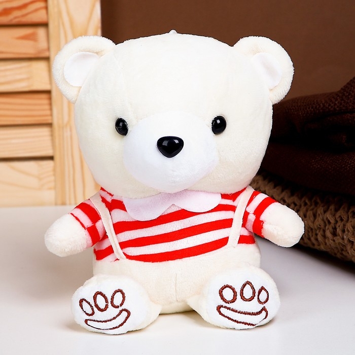 Мягкая игрушка «Мишка», в штанишках, 18 см Мягкая игрушка «Мишка», в штанишках, 18 см