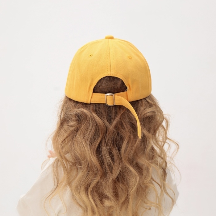 Бейсболка детская MINAKU, р-р 52-54, цв. желтый