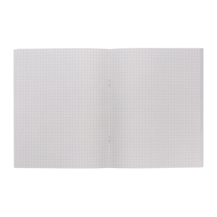 Комплект тетрадей из 4 штук, 96 листов в клетку Calligrata "Цветы-1", обложка мелованный картон, блок №2, белизна 75% (серые листы)