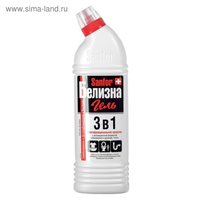 Средство  с комплексным действием Sanfor  Средство  с комплексным действием Sanfor "Белизна гель", 700 г