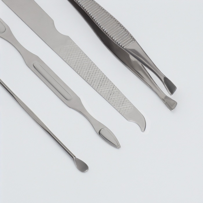 Набор маникюрный «Just for you», 7 предметов, в футляре Набор маникюрный «Just for you», 7 предметов, в футляре