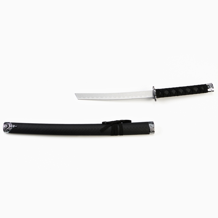 Сувенирное оружие «Катана», без подставки, чёрные ножны под змеиную кожу, матовый 70 см Сувенирное оружие «Катана», без подставки, чёрные ножны под змеиную кожу, матовый 70 см