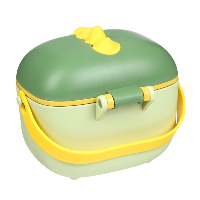 Контейнер для детского питания Дино 5, 400 мл., цвет зеленый Контейнер для детского питания Дино 5, 400 мл., цвет зеленый