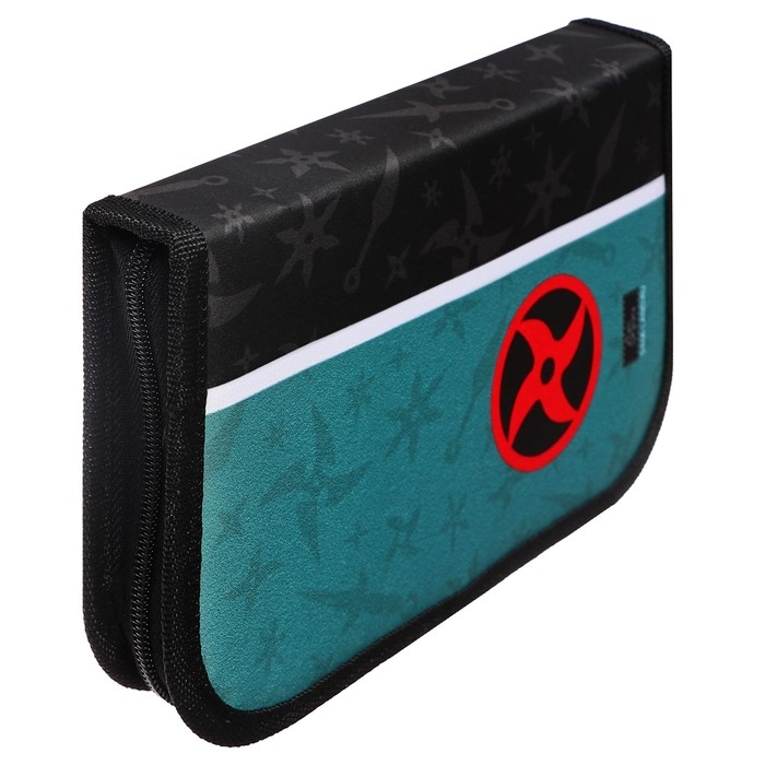 Пенал 1 секция, 130 х 210 х 40 мм, 2 откидные планки, тканевый, Calligrata TOP, Content  Пенал 1 секция, 130 х 210 х 40 мм, 2 откидные планки, тканевый, Calligrata TOP, Content "Аниме клинок"