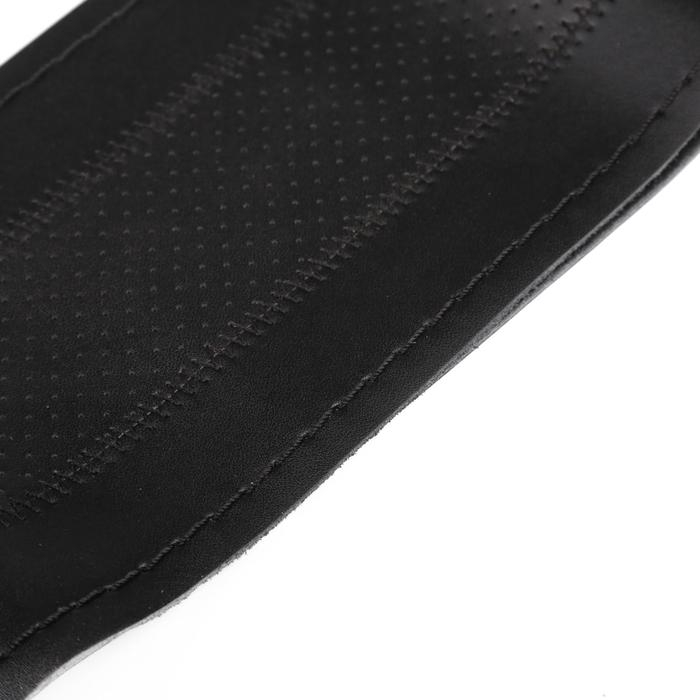 Оплетка на руль Cartage, 38 см, натуральная кожа с перфорацией, черный Оплетка на руль Cartage, 38 см, натуральная кожа с перфорацией, черный