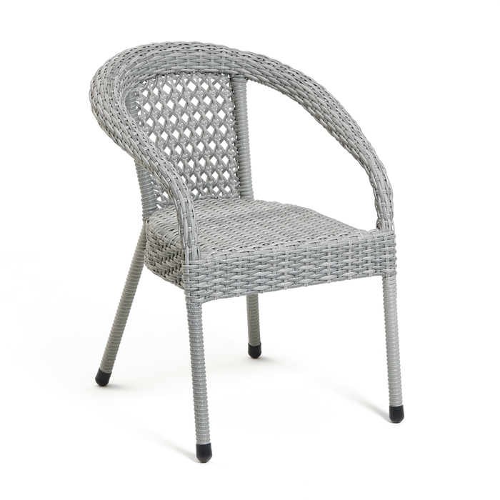 Набор садовой мебели Набор садовой мебели "Ротанг" 3 предмета: стол + 2 кресла, серый