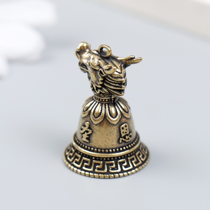 Колокольчик латунь  Колокольчик латунь "Голова дракона" 2,2х2,2х3 см