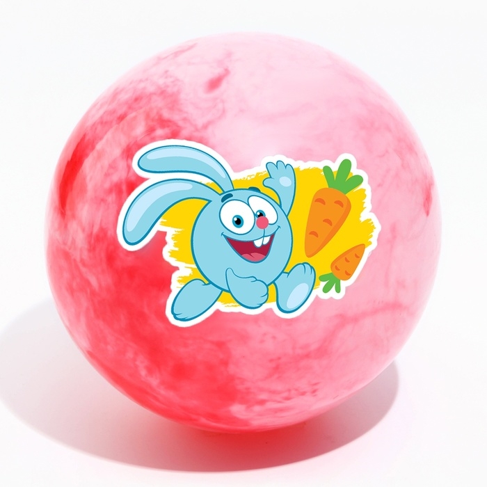 Мяч детский Смешарики «Крош», 22 см, 60 г, мрамор, МИКС Мяч детский Смешарики «Крош», 22 см, 60 г, мрамор, МИКС