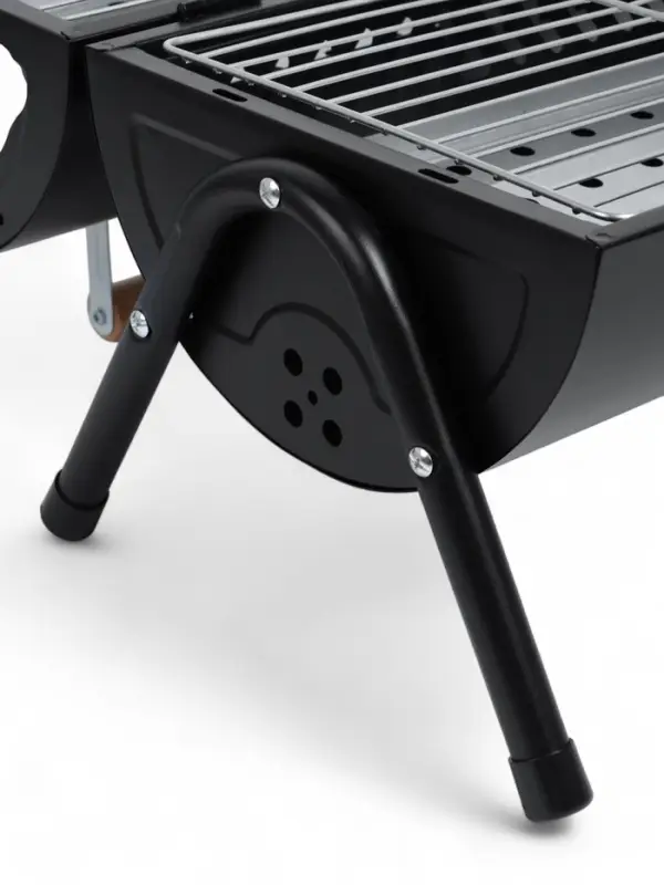 Гриль коптильня, 38×25×35 см, чёрная