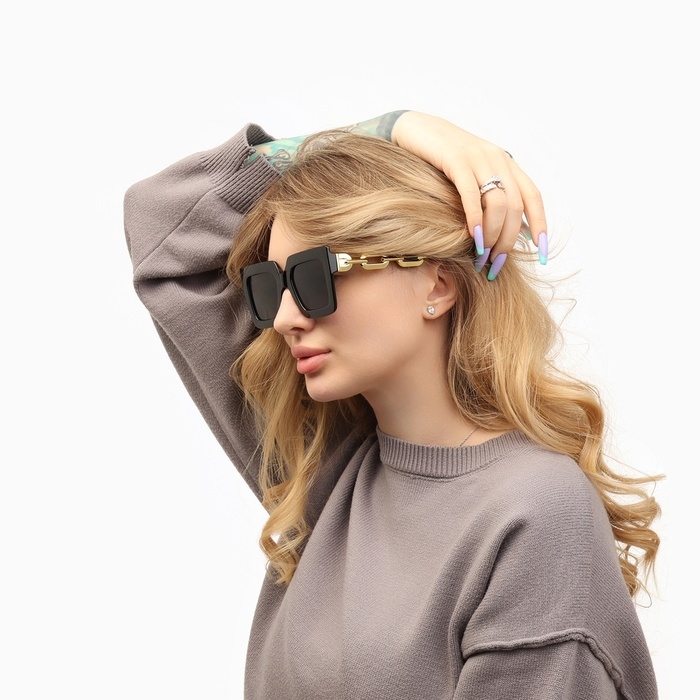 Очки солнцезащитные женские OneSun, uv 400, дужка 15 см, ширина 14.5 см, линза 4 х 5 см Очки солнцезащитные женские OneSun, uv 400, дужка 15 см, ширина 14.5 см, линза 4 х 5 см