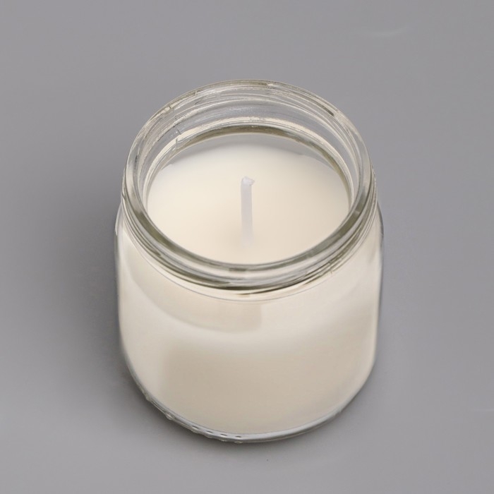 Свеча ароматическая в банке  Свеча ароматическая в банке "Ванильный десерт"