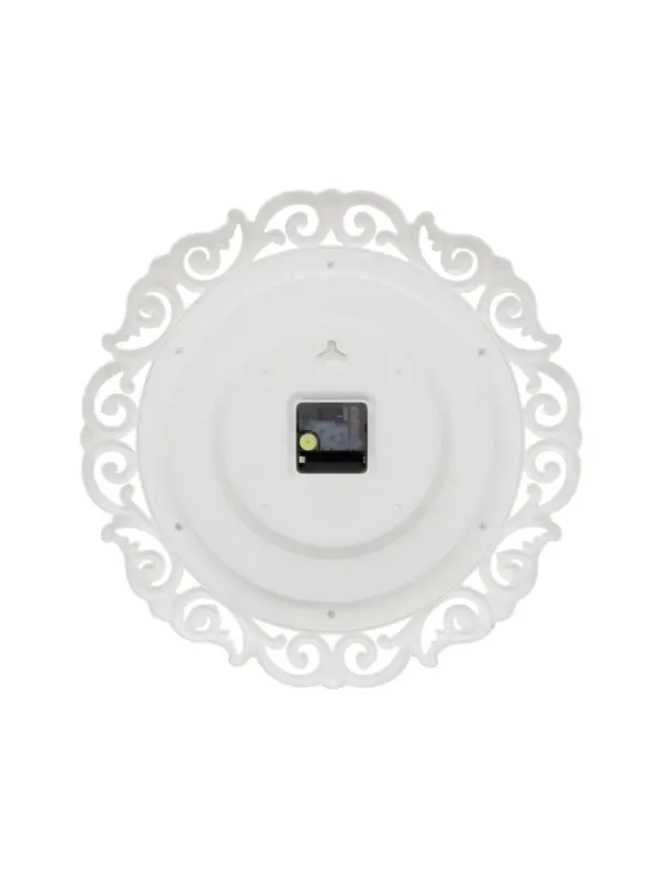 Часы настенные интерьерные &laquo;Хостон&raquo;, бесшумные, плавный ход, d=40.5 см, циферблат d=26 см, белые, золотистые