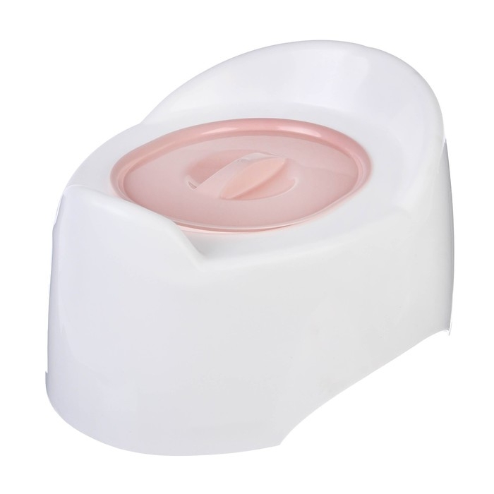 Горшок детский с крышкой «Малышка», для девочки, цвет МИКС Горшок детский с крышкой «Малышка», для девочки, цвет МИКС