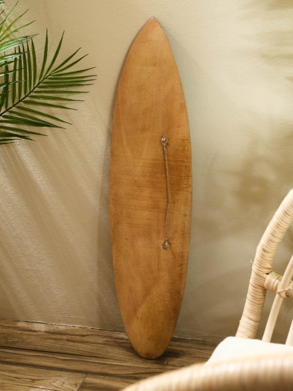 Панно "Доска для сёрфа "Рыбка" дерево 80х21 см