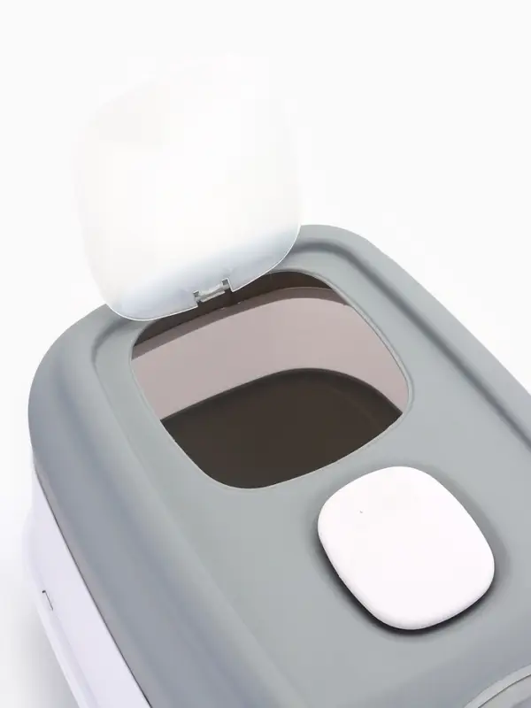 Туалет закрытый с УФ-лампой и миской 52×38×37 см, серый Туалет закрытый с УФ-лампой и миской 52×38×37 см, серый