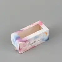 Коробка подарочная с окном &laquo;Только для тебя&raquo;, 12&times;5.5&times;5.5 см, самосборная