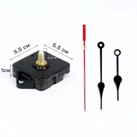 Часовой механизм со стрелками &laquo;Соломон-6&raquo;, плавный ход, шток 22 мм, стрелки 68/92/90 мм