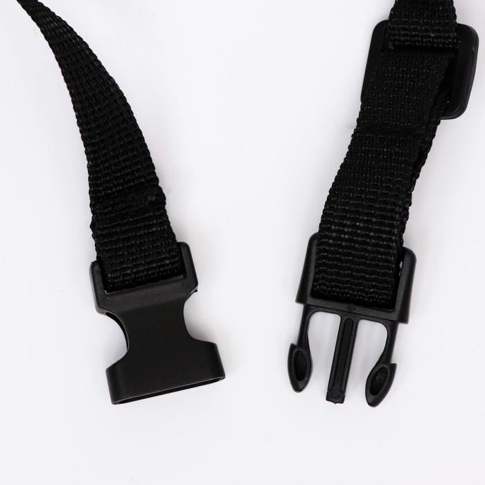 Намордник сетчатый с двойной фиксацией, размер S, чёрный Намордник сетчатый с двойной фиксацией, размер S, чёрный