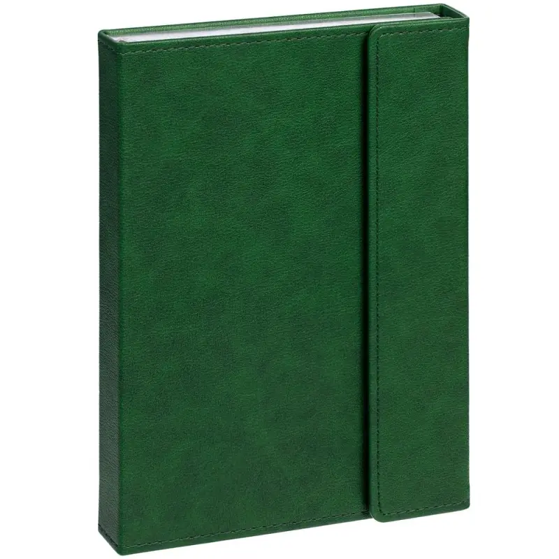 Ежедневник Flap на заказ, недатированный, зеленый Ежедневник Flap на заказ, недатированный, зеленый